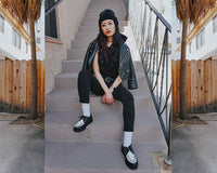 Black & White TUKskin™ Viva Low Creeper - T.U.K.F9681-03