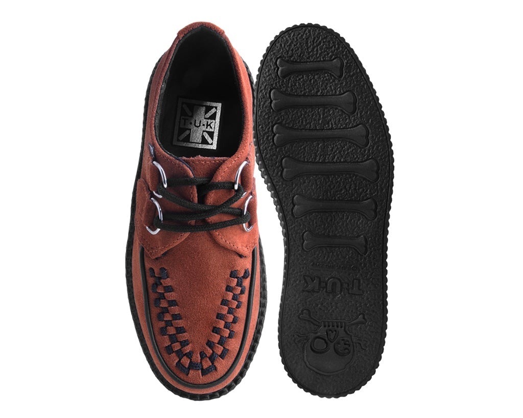 Brown Suede Viva Mondo Creeper - T.U.K.V3022-03