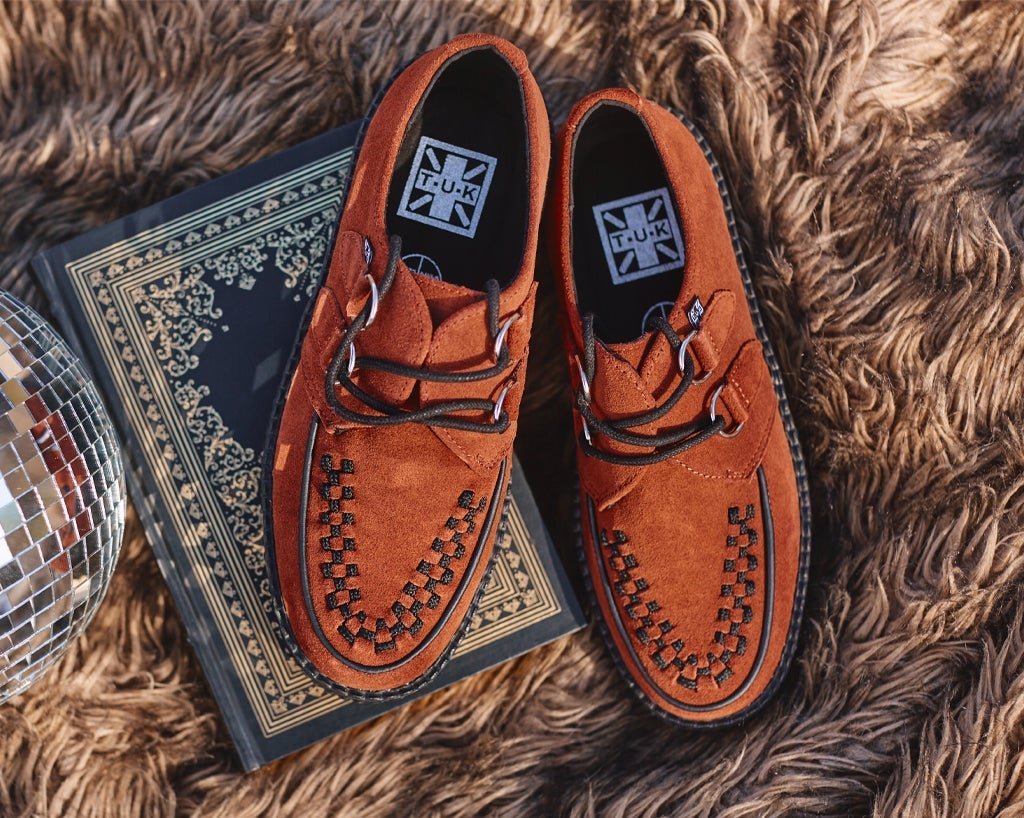 Brown Suede Viva Mondo Creeper - T.U.K.V3022-03