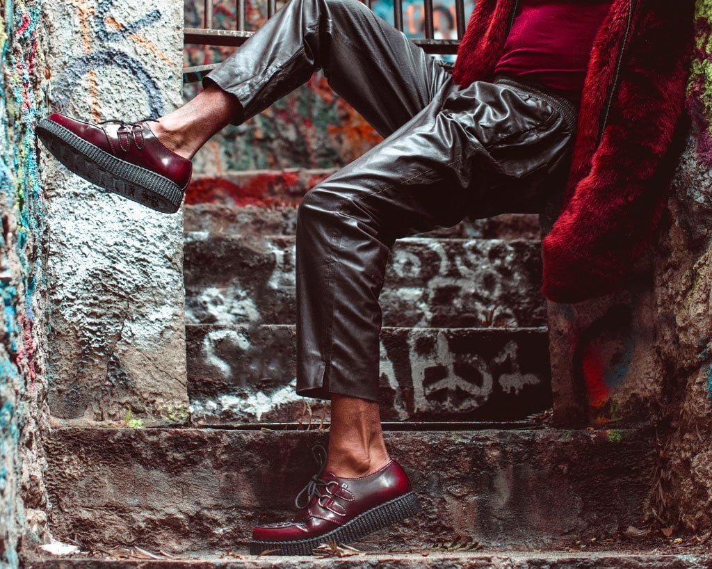 Burgundy Rub - Off TUKskin™ Viva Low Creeper - T.U.K.F9857-03