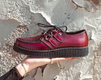F9857 Burgundy Rub-Off TUKskin™ Viva Low Creeper