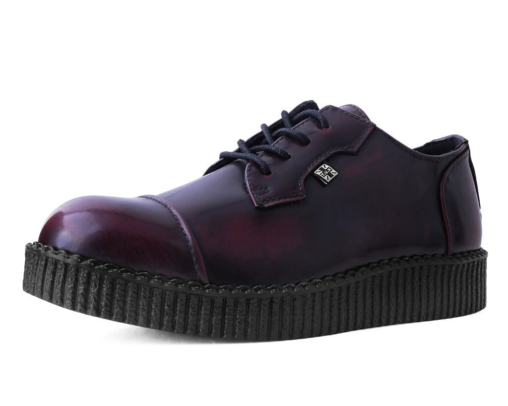 Burgundy TUKskin™ Toe Cap Viva Low Creeper - T.U.K.F3105-03
