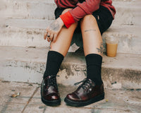 Burgundy TUKskin™ Toe Cap Viva Low Creeper - T.U.K.F3105-03