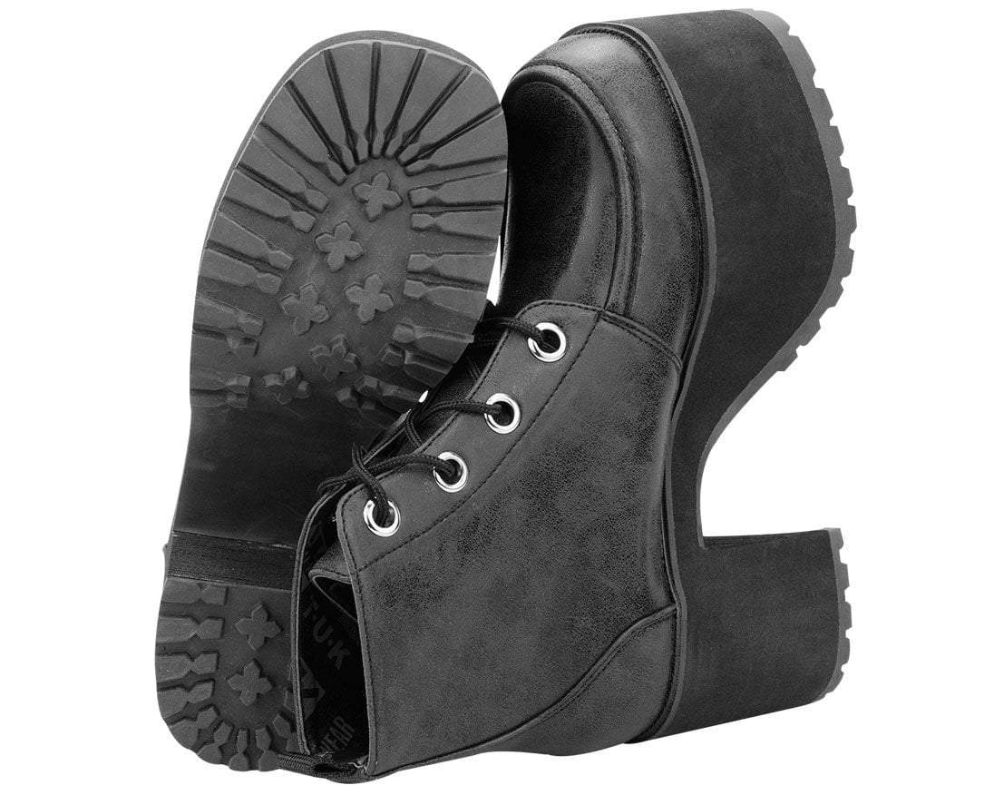 A8663L Distressed Ankle Nosebleed Boot
