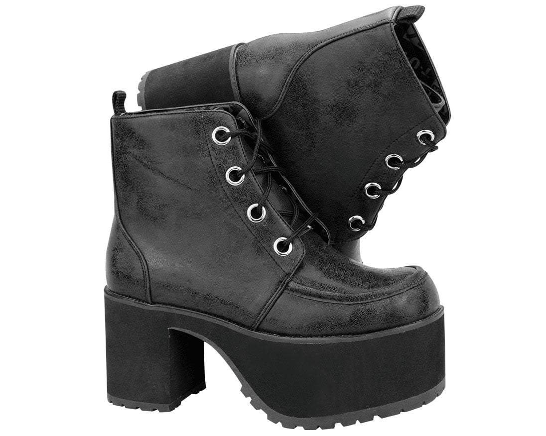 A8663L Distressed Ankle Nosebleed Boot