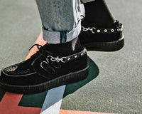 SA02 Eyelet Black Bondage Shoe Straps