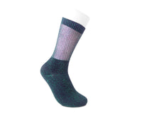 TSK1131 Green Ribbed Glitter Sock TSK1131-OS