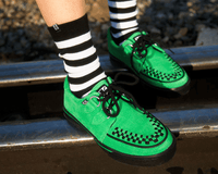 A9872 Green Suede Sneaker
