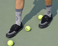 TSK1092 Grey Skull Crew Sock TSK1092-OS