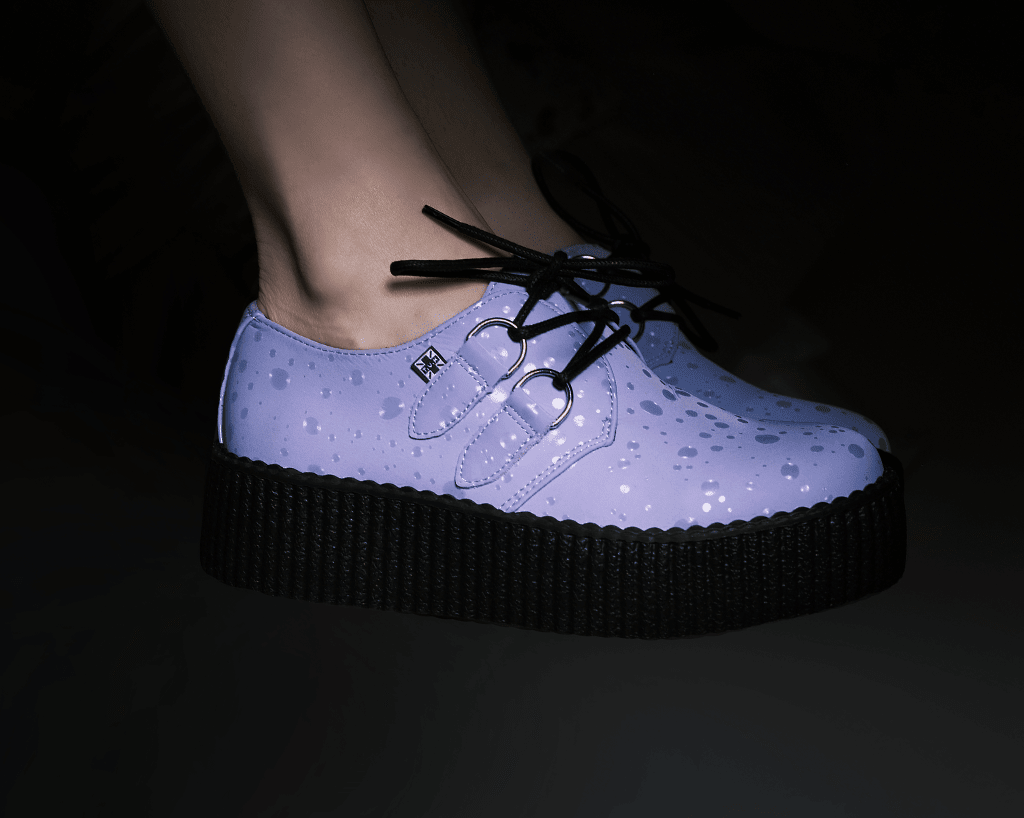 V3125 Lilac Raindrop D-Ring Mondo Creeper