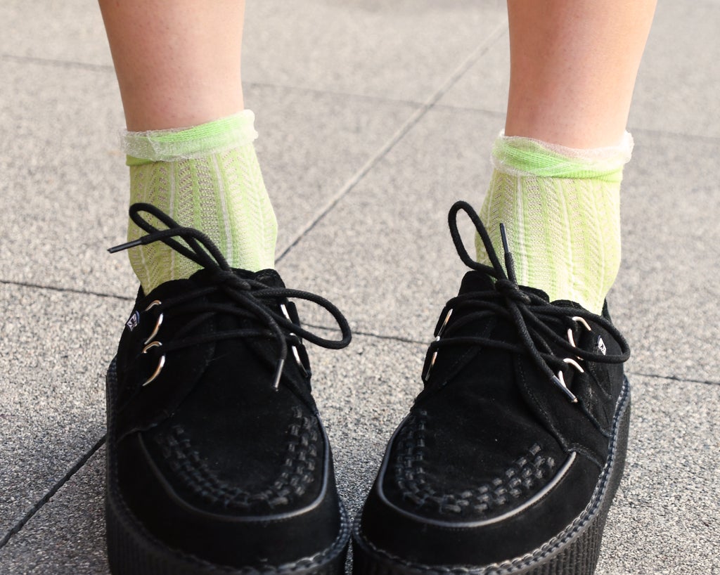 TSK1134 Lime Mesh Sock TSK1134-OS