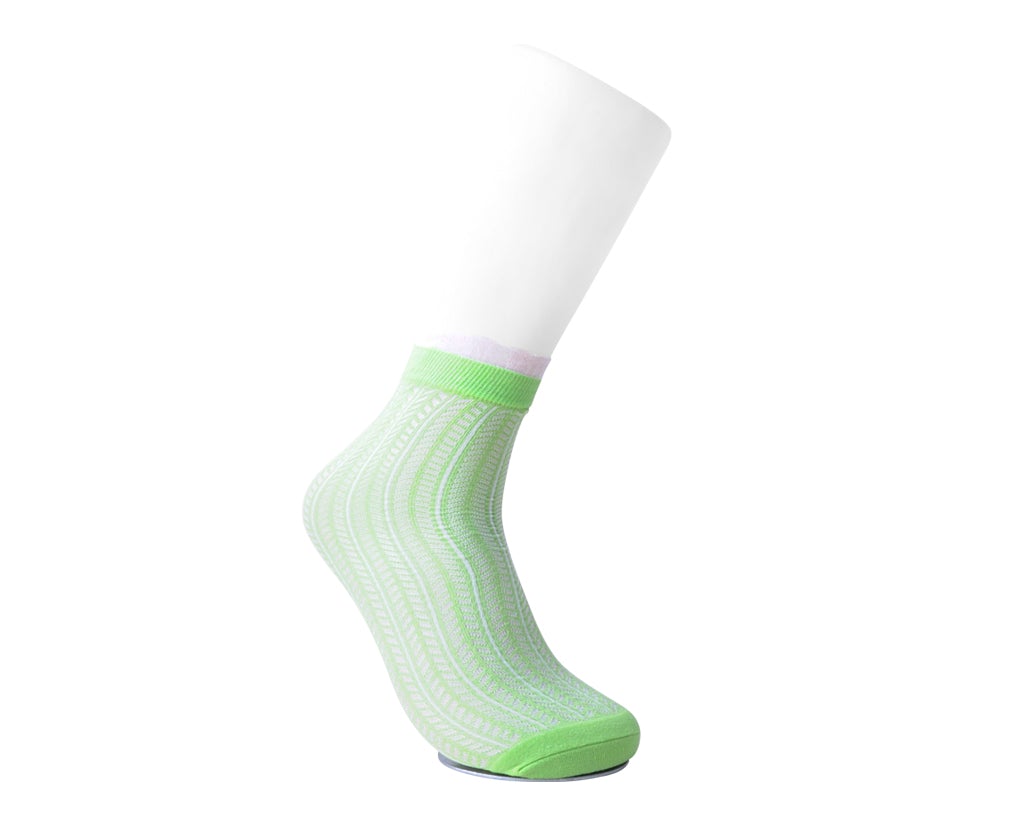TSK1134 Lime Mesh Sock TSK1134-OS