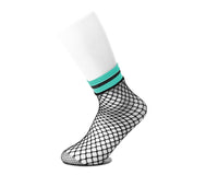 TSK1122 Multi-color Band Fishnet 5-Pk Sock TSK1122-OS
