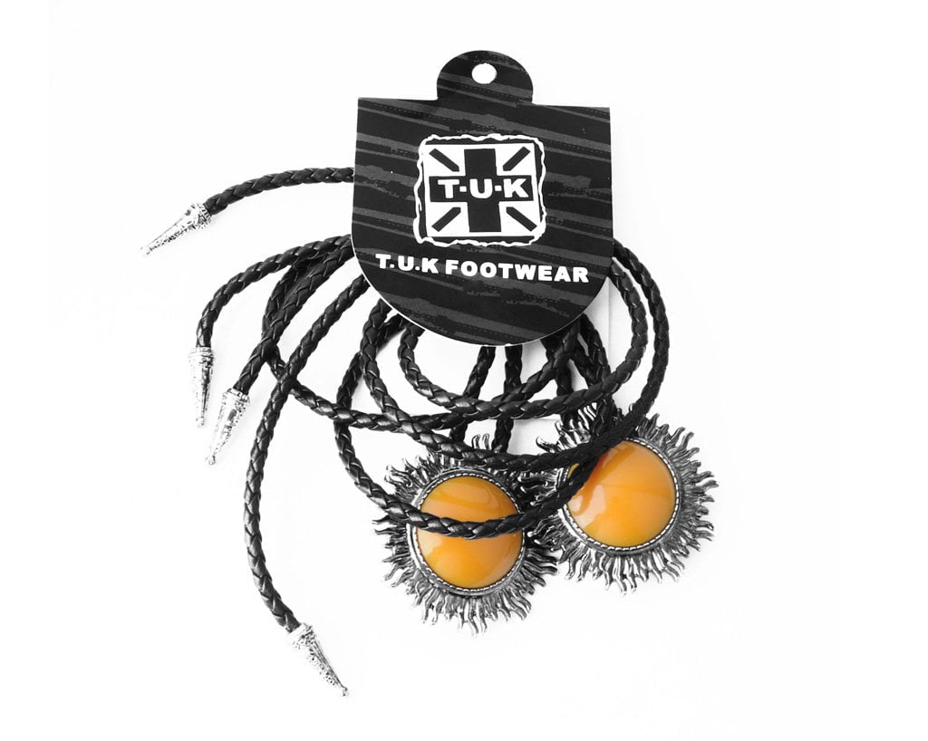 BL09 Mustard Sun Bolo Shoe Tie BL09-OS