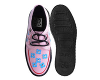 V3130 Pink & Blue Patent Flower Viva Mondo Creeper