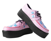 V3130 Pink & Blue Patent Flower Viva Mondo Creeper