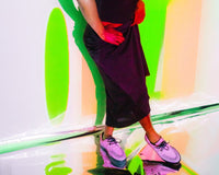 A3033 Pink Suede Sneaker