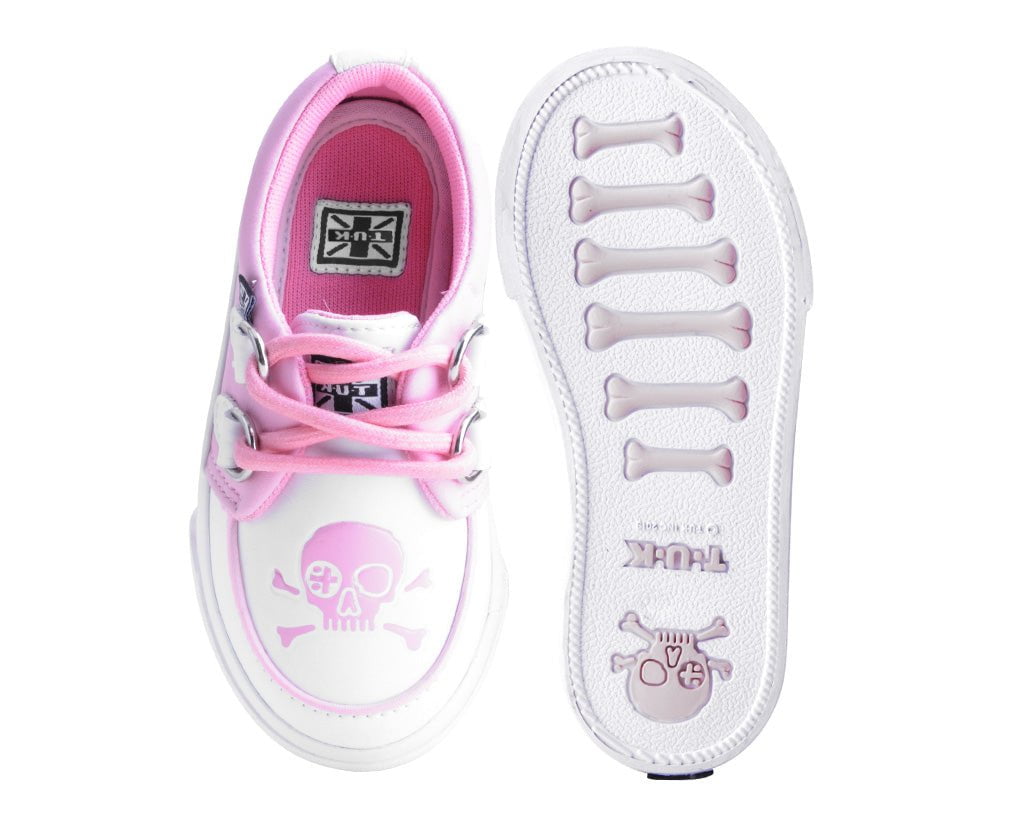A3140B Pink & White TUKskin™ Pirate Creeper Toddler Sneaker