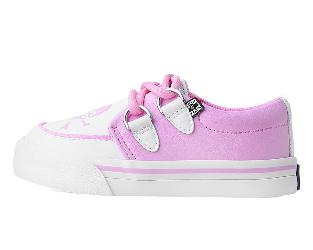 A3140B Pink & White TUKskin™ Pirate Creeper Toddler Sneaker