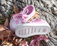 A3140B Pink & White TUKskin™ Pirate Creeper Toddler Sneaker