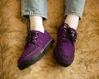 A3034 Purple Suede Sneaker