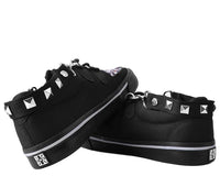 SA03 Pyramid Black Bondage Shoe Straps