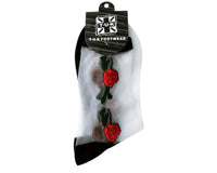 TSK1001 Red Rose Sheer Sock TSK1001-OS