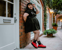 V3072 Red Suede Mondo Creeper