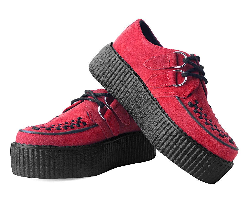 V3072 Red Suede Mondo Creeper