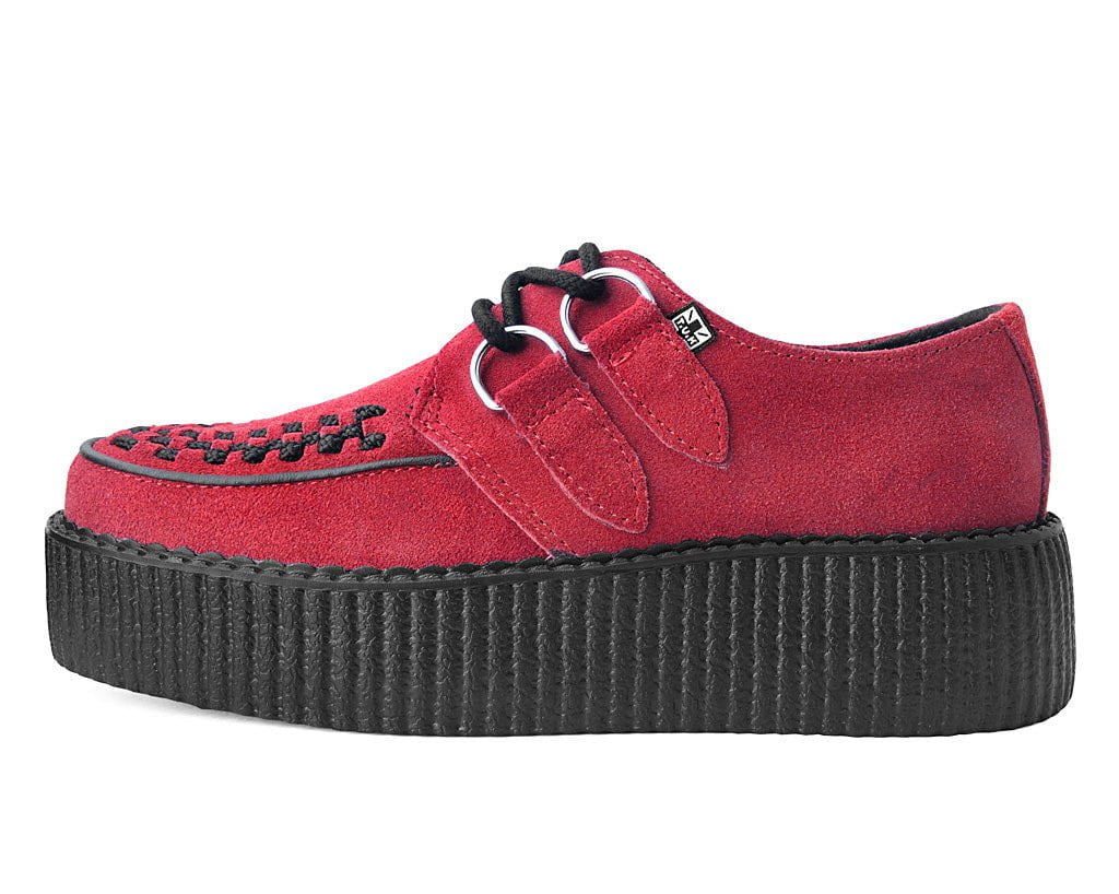 V3072 Red Suede Mondo Creeper