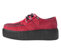 V3072 Red Suede Mondo Creeper