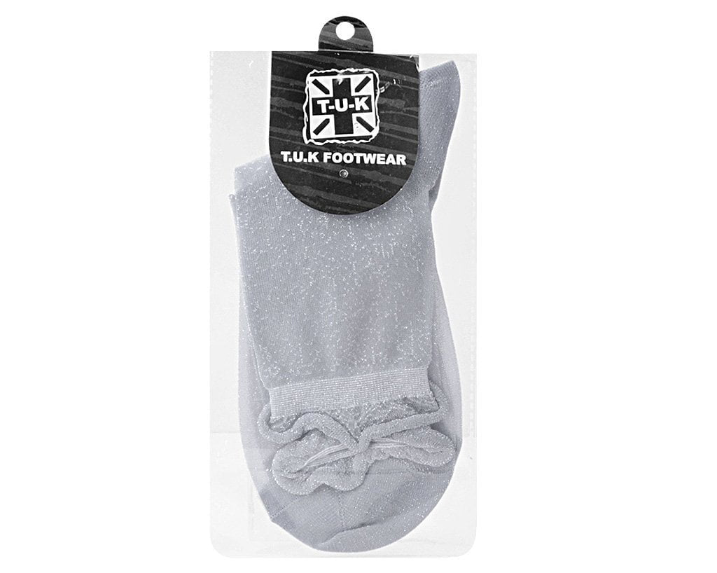TSK1049 Silver Sparkly Metallic Women’s Sock TSK1049-OS