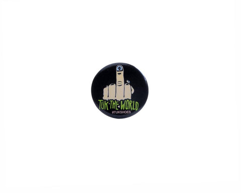 P0077 Small TUK The World Button P0077
