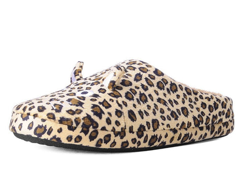 Tan Leopard Kitty Slipper - T.U.K.SL07-SM