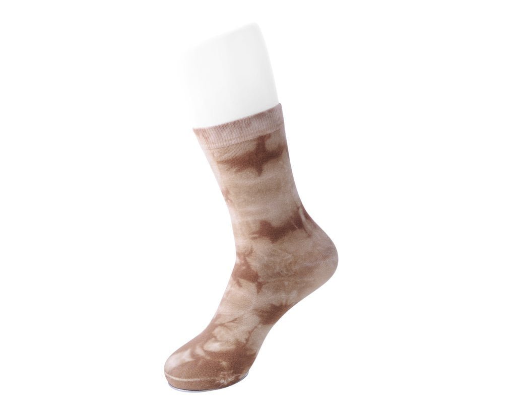 TSK1109 Tie-Dye Chocolate Women's Crew Sock TSK1109-OS