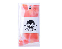 TSK1106 Tie-Dye Orange Crew Sock TSK1106-OS