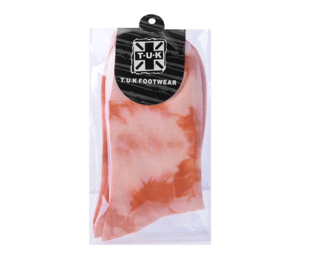 TSK1111 Tie-Dye Tangerine Women's Crew Sock TSK1111-OS