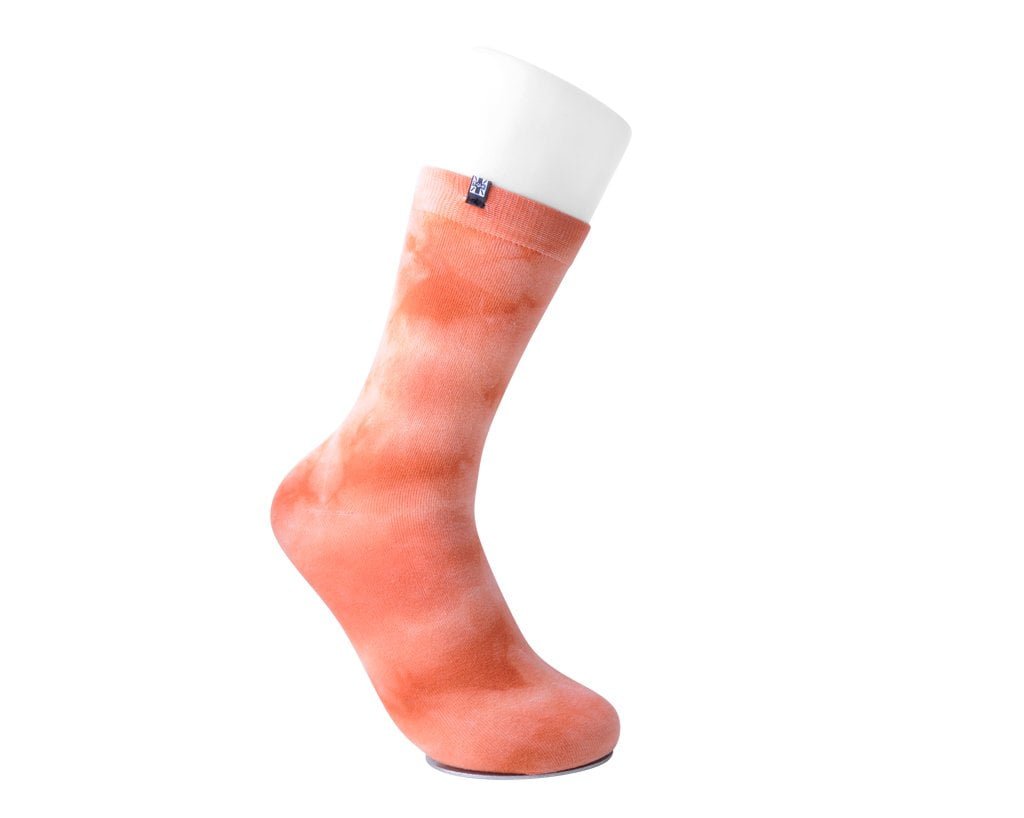 TSK1111 Tie-Dye Tangerine Women's Crew Sock TSK1111-OS