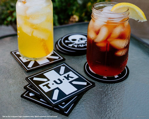 T.U.K. Square Logo Coaster 4 - Pack - T.U.K.HA01-OS