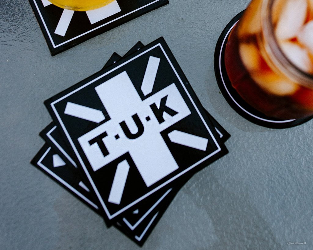 HA01 T.U.K. Square Logo Coaster 4-Pack HA01-OS