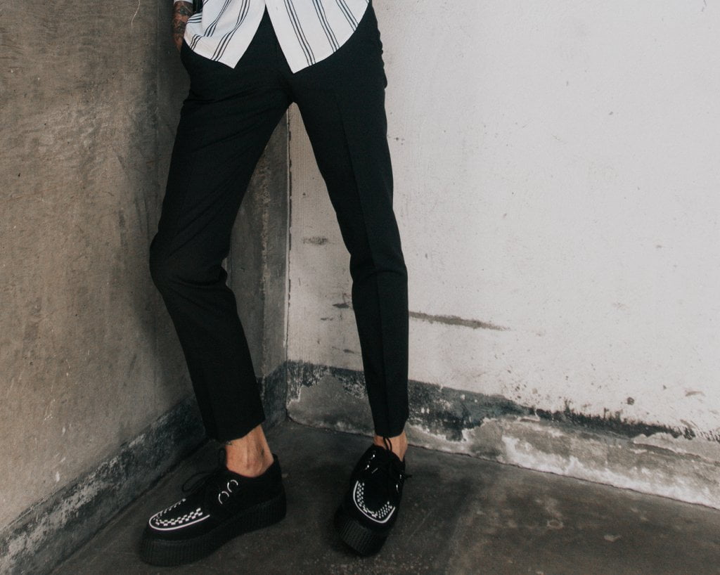 V8366 Two Tone Suede Viva Mondo Creepers