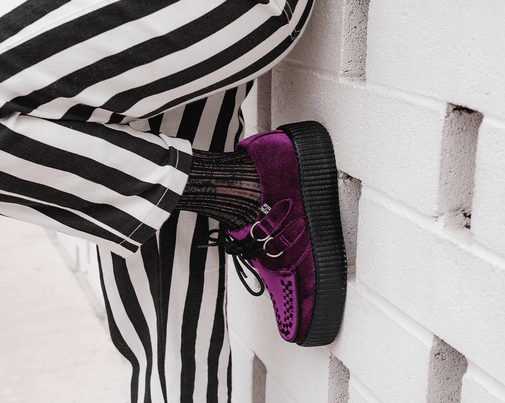 Violet Velvet Viva Mondo Creeper - T.U.K.V9490-03