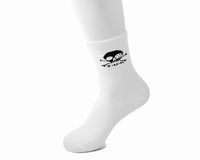TSK1033 White T.U.K. Skull Logo Men’s Sock TSK1033-OS