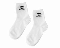 TSK1032 White T.U.K. Skull Logo Women’s Sock TSK1032-OS