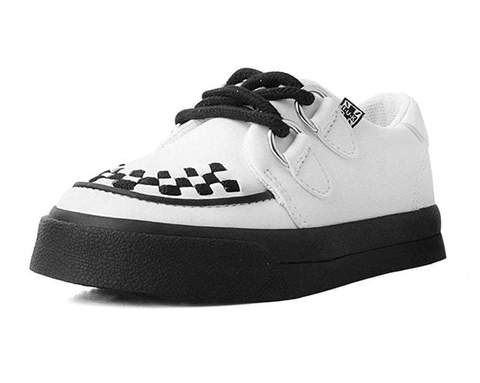 A9788B White TUKskin™ 2-Ring Creeper Toddler Sneaker