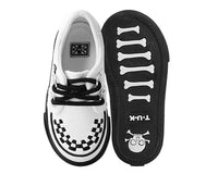 A9788B White TUKskin™ 2-Ring Creeper Toddler Sneaker