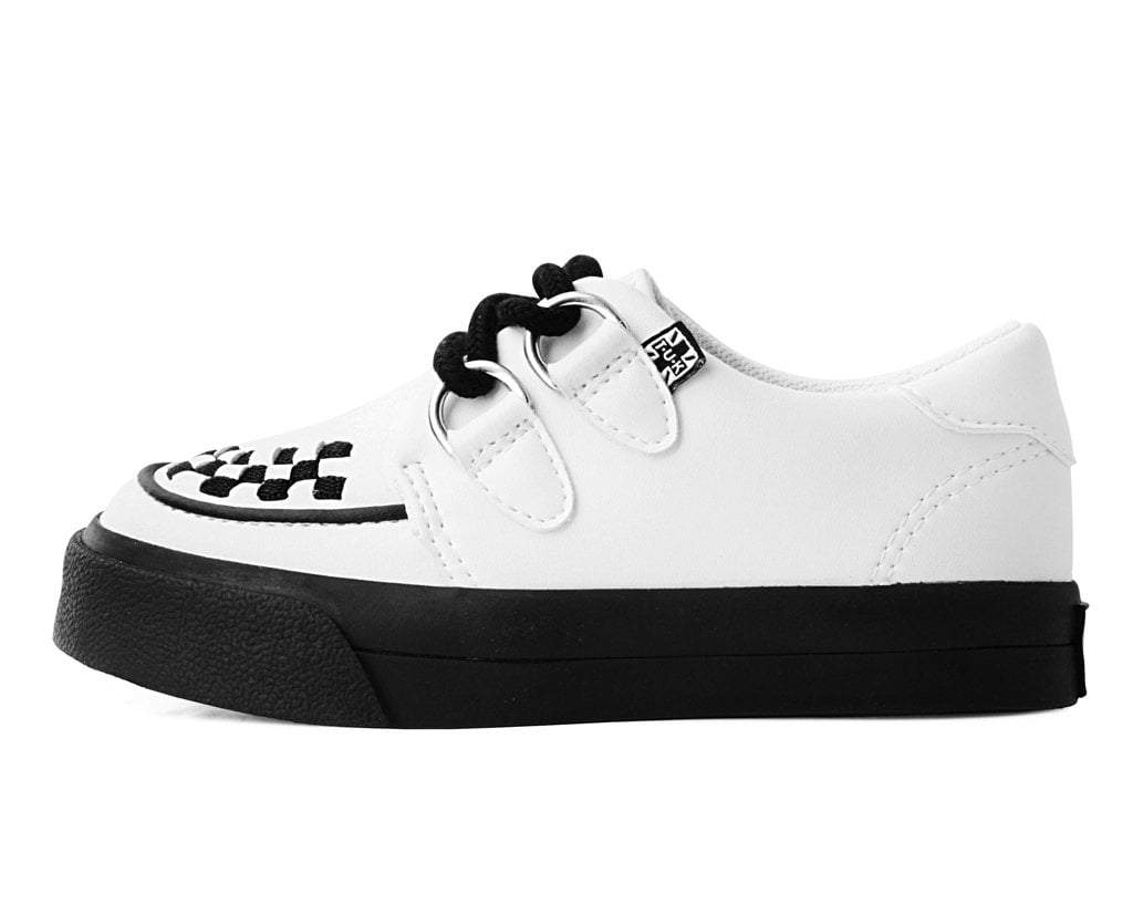 A9788B White TUKskin™ 2-Ring Creeper Toddler Sneaker