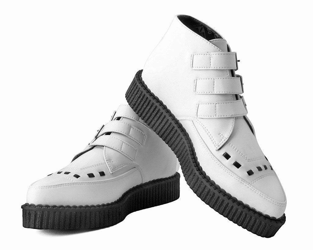 White TUKskin™ 3-Buckle Boot - T.U.K.A9683-03