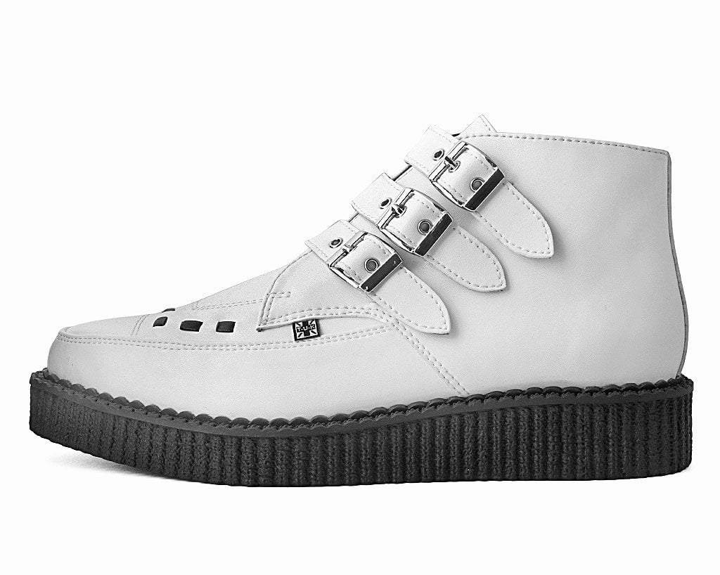 White TUKskin™ 3-Buckle Boot - T.U.K.A9683-03
