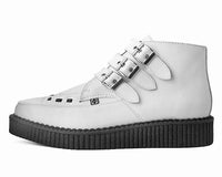 White TUKskin™ 3-Buckle Boot - T.U.K.A9683-03